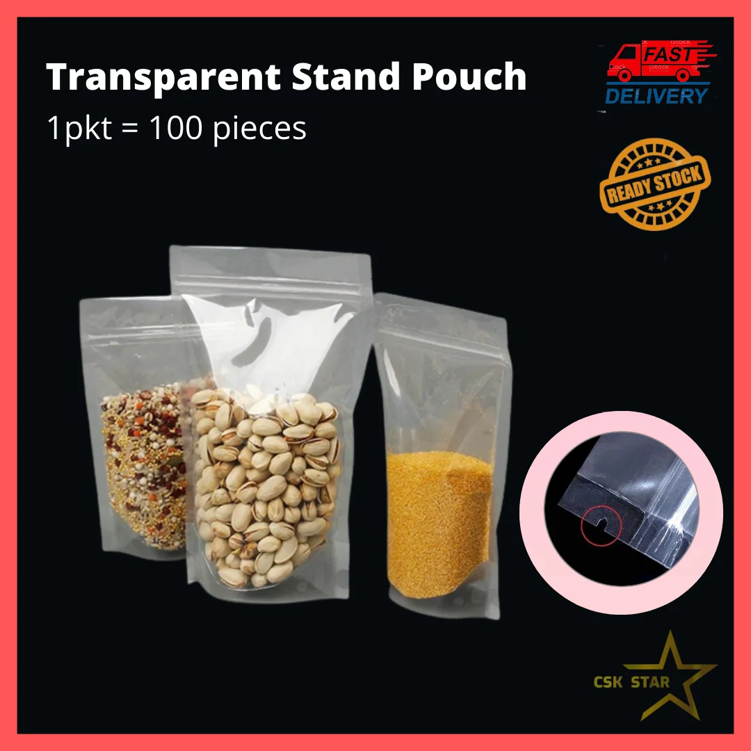 Transparent Stand-Up Pouch