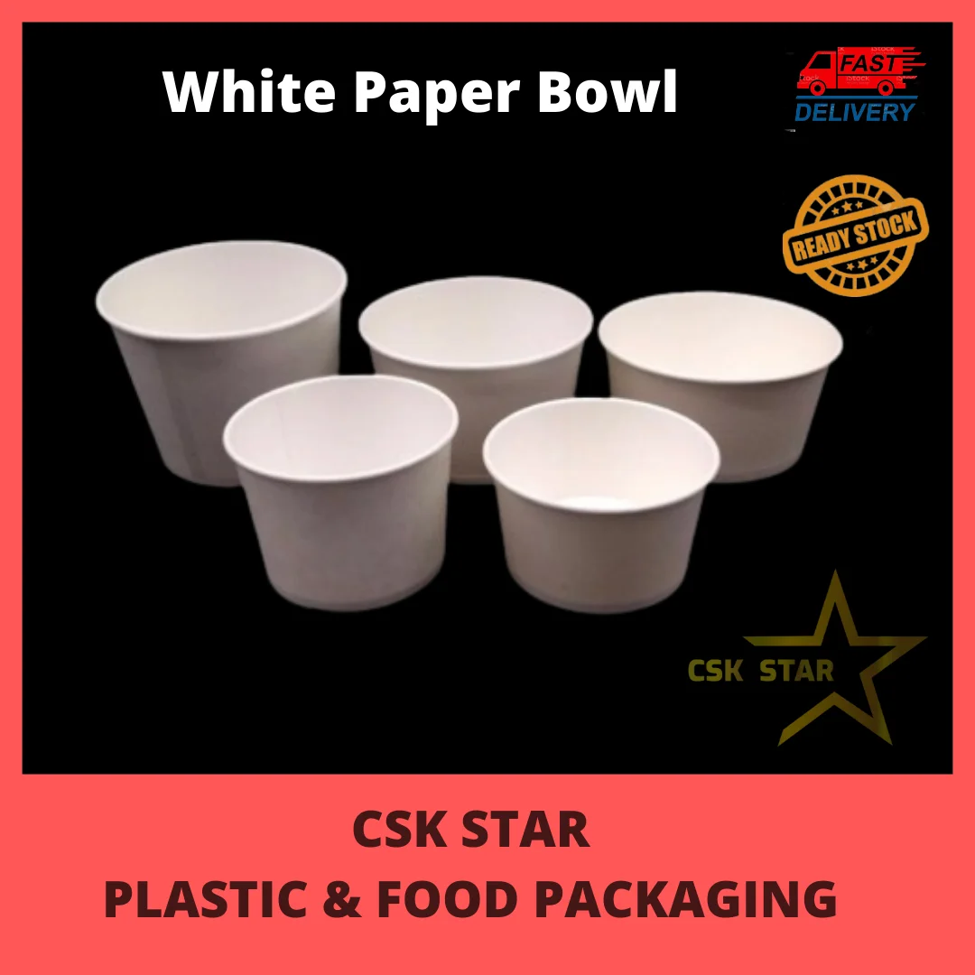 White Paper Bowl